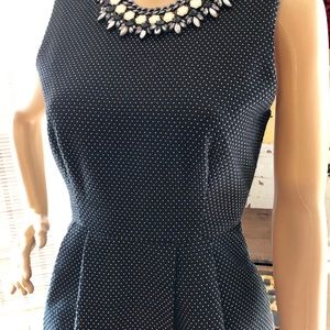 Gap; Sleeveless; Fit & Flare dress; Black; Size 0